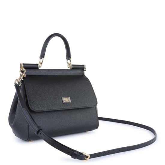 26FW 돌체앤가바나 미디움 시실리 핸드백 BB6003B100180999 Black - DOLCE & GABBANA