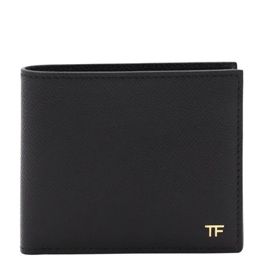 26FW 톰포드 스몰 그레인 레더 반지갑 YM228LCL081GNAA Black