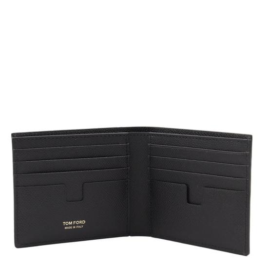 26FW 톰포드 스몰 그레인 레더 반지갑 YM228LCL081GNAA Black - TOMFORD