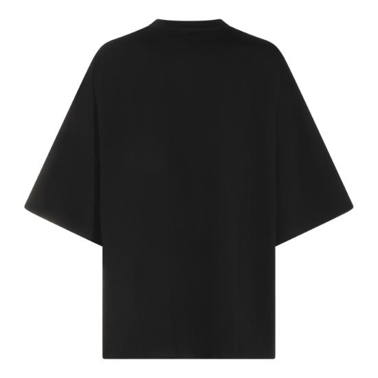 26FW 릭 오웬스 반팔 티셔츠 RU02F4283JA09 Black - RICK OWENS