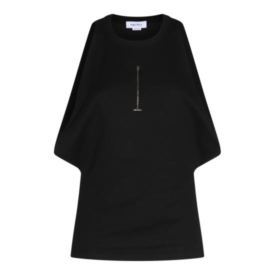  알렉산더 맥퀸 미디 원피스 804191QLADW1000 Black