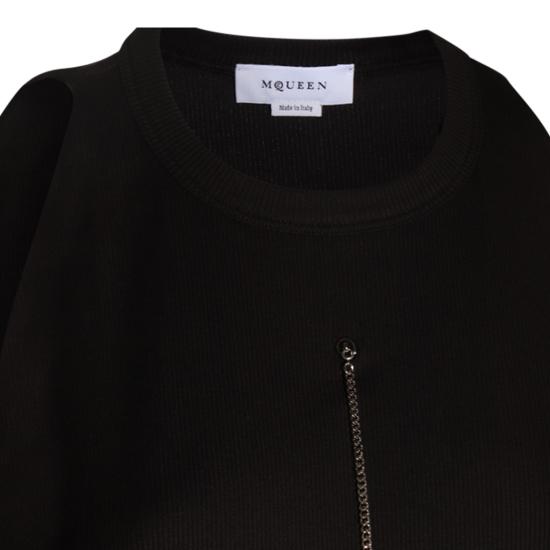 알렉산더 맥퀸 미디 원피스 804191QLADW1000 Black - ALEXANDER MCQUEEN