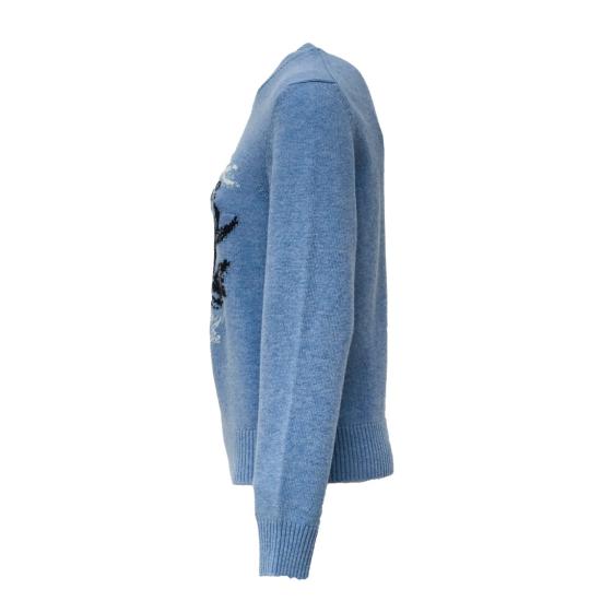 26FW 가니 긴팔 티셔츠 A1150009 Blue - GANNI