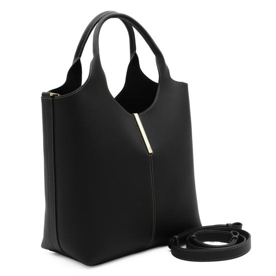 26FW 토즈 스몰 쇼핑백 XBWEBRF0200UBLB999 Black - TODS