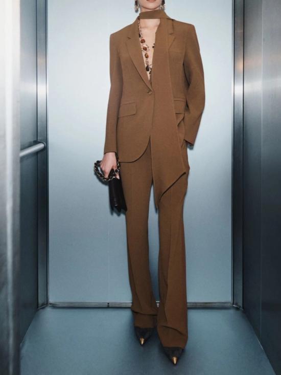 26FW 마렐라 수트 자켓 2623046221200 Brown - MARELLA