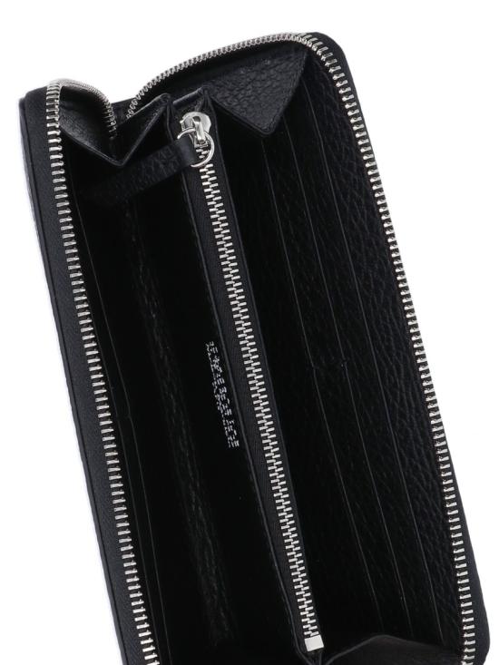26FW 마르지엘라 4스티치 집어라운드 장지갑 S56UI0110 P4455T8013 Black - MAISON MARGIELA