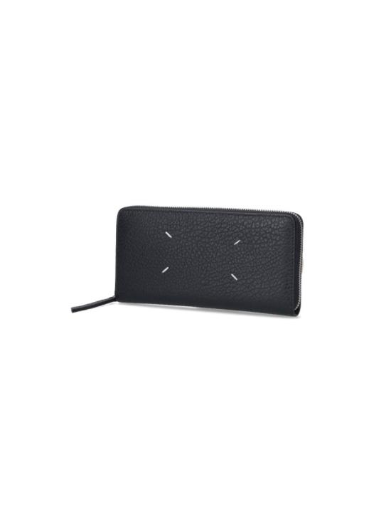 26FW 마르지엘라 4스티치 집어라운드 장지갑 S56UI0110 P4455T8013 Black - MAISON MARGIELA