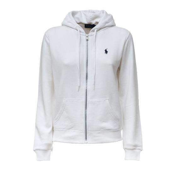 26SS 폴로 랄프로렌 포니로고 자수 후드 집업 211935584008 White