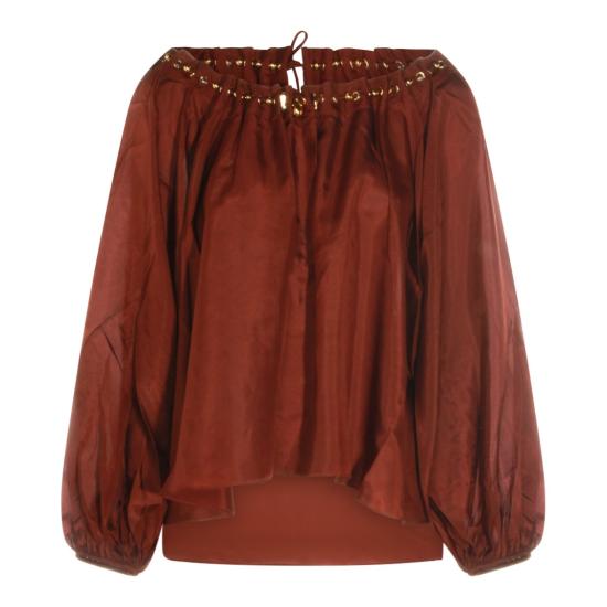 26FW 짐머만 블라우스 8428TSS261MER Red