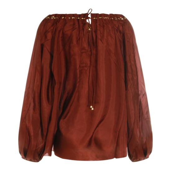 26FW 짐머만 블라우스 8428TSS261MER Red - ZIMMERMANN