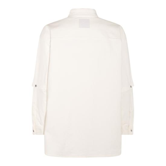  오프화이트 긴팔 셔츠 OMYD059S24DEN0010202 White - OFF WHITE