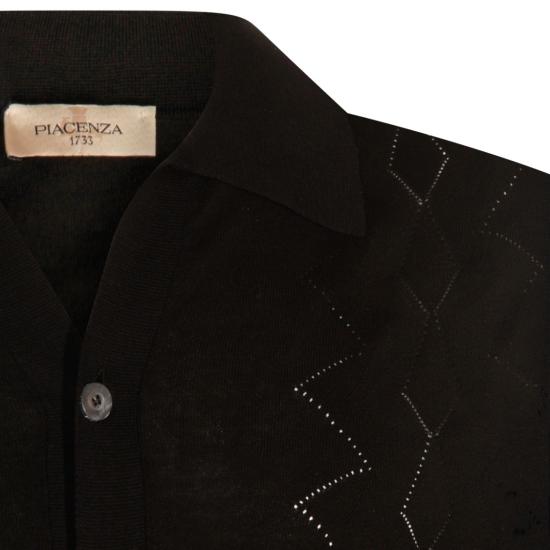 26SS 피아젠차 긴팔 셔츠 M1020016001006999 Black - PIACENZA 1733