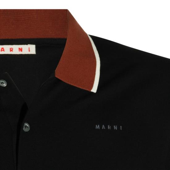 26FW 마르니 폴로 티셔츠 POJY0002LSUTC68800N99 Black - MARNI