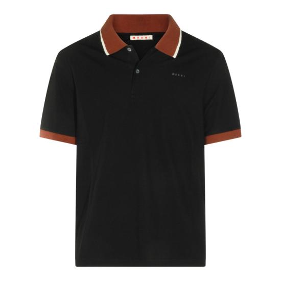 26FW 마르니 폴로 티셔츠 POJY0002LSUTC68800N99 Black