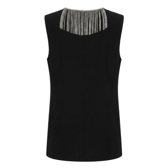26FW 스포트막스 민소매 티셔츠 2622166031600 Black - SPORTMAX
