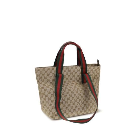 구찌 토트백 스몰 GG 모티브  베이지 - GUCCI