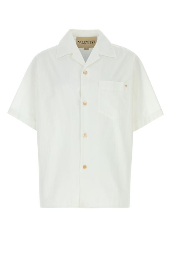 26SS 발렌티노 가라바니 반팔 셔츠 8V0AA1134WW 0BO BIANCO
