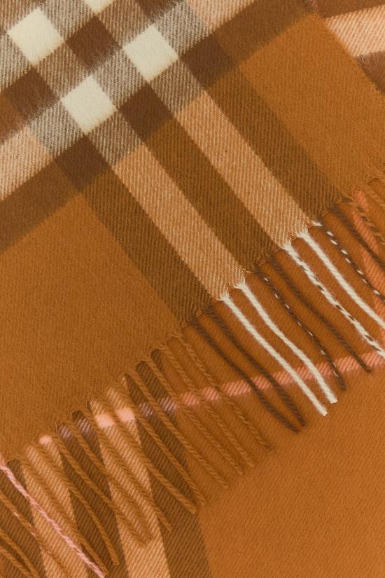 26FW 버버리 체크 캐시미어 스카프 8112644 C3266 SQUASHORANGE - BURBERRY