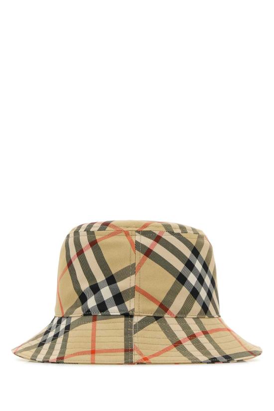 26FW 버버리 EKD 체크 패턴 버킷햇 8100740 B9368 SANDIPCHECK - BURBERRY