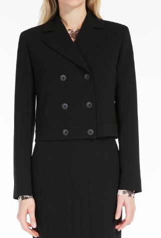  막스마라 스튜디오 자켓 2360460539ACCIAIO 001 NERO - MAX MARA STUDIO