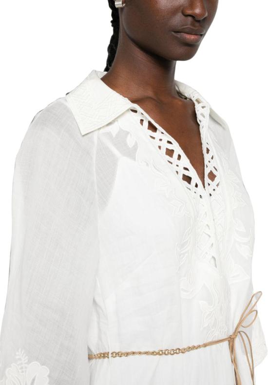 26FW 짐머만 롱 원피스 7834DSS262IVO WHITE - ZIMMERMANN