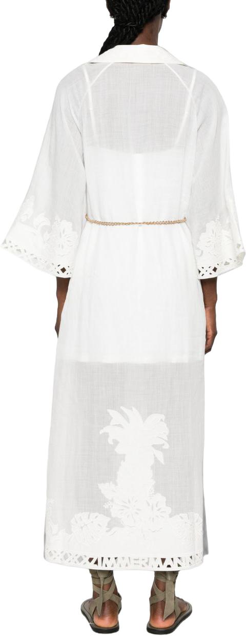 26FW 짐머만 롱 원피스 7834DSS262IVO WHITE - ZIMMERMANN