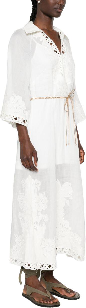 26FW 짐머만 롱 원피스 7834DSS262IVO WHITE - ZIMMERMANN