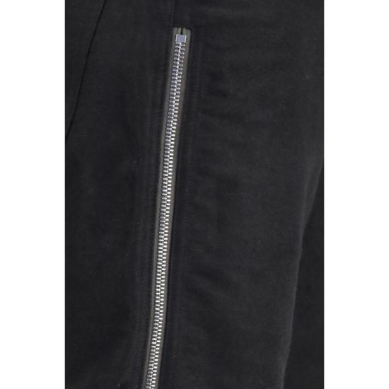 26FW 릭 오웬스 데님 팬츠 베가 사이드 지퍼 스트레이트 레그 진 블랙 - RICK OWENS