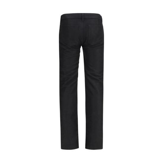 26FW 릭 오웬스 데님 팬츠 베가 사이드 지퍼 스트레이트 레그 진 블랙 - RICK OWENS