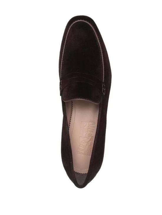  살바토레 페라가모 로퍼 페라가모 스웨이드 페니  브라운 - SALVATORE FERRAGAMO