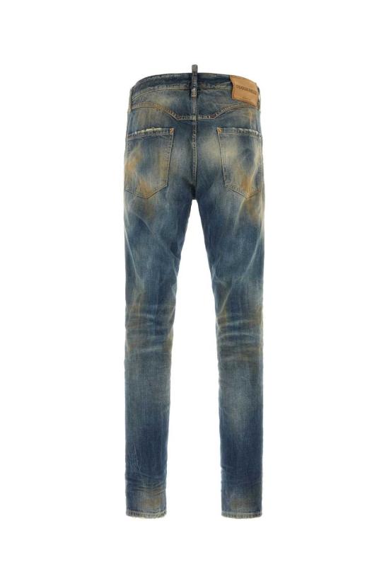  디스퀘어드2 데님 팬츠 Dsquared2 데님 테디 진 네이비 블루 - DSQUARED2