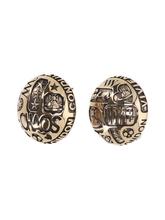 26SS 비비안웨스트우드 빅토린 골드 귀걸이 6201038M 02R002R002 Antique gold
