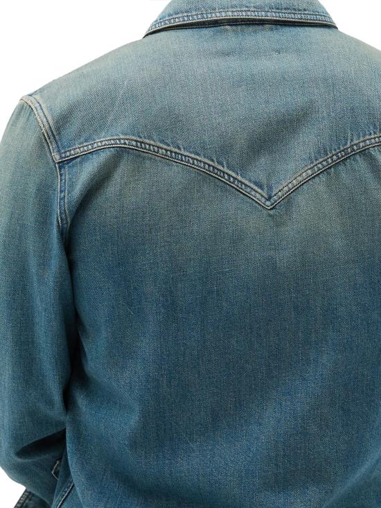 26SS 베르사체 데님 셔츠 1024479 1A178731DA40 Vintage Blue - VERSACE