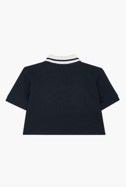 26SS [키즈] 펜디 폴로 셔츠 JFH166 5V0F0QG0 Dark Blue - FENDI