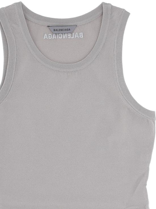 26SS 발렌시아가 민소매 티셔츠 870175 T53471013 Grey - BALENCIAGA