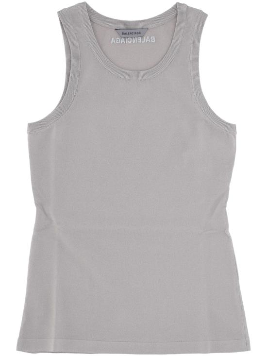 26SS 발렌시아가 민소매 티셔츠 870175 T53471013 Grey