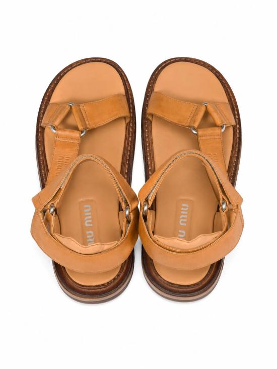 26FW 미우미우 샌들 5X724EF020V69 F0151 MIELE - MIU MIU
