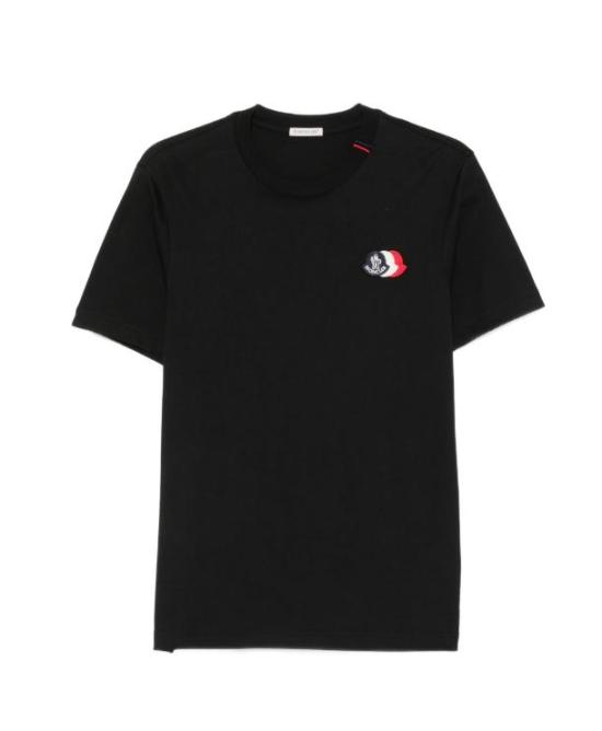 26FW 몽클레어 반팔 티셔츠 L20918C0004089B8Q 999 BLACK