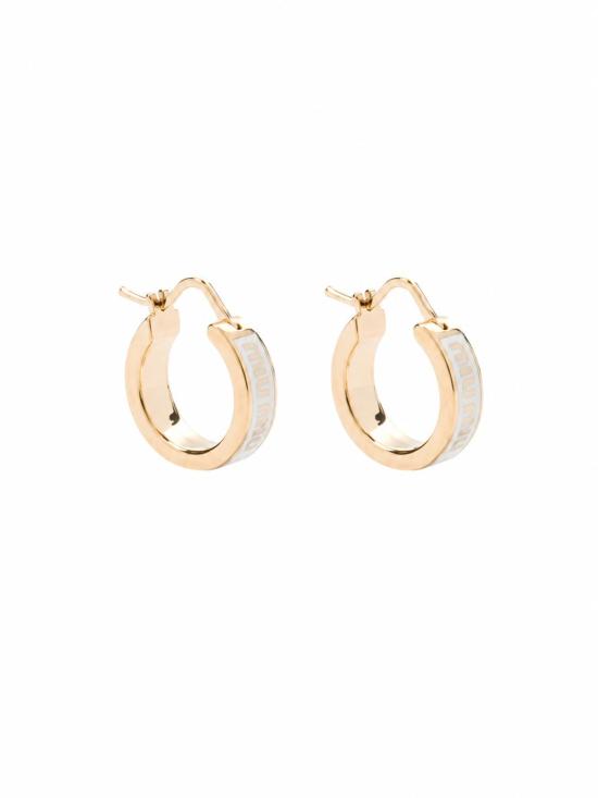 26FW 미우미우 에나멜 메탈 이어링 5IO1032F6T F0009 BIANCO - MIU MIU