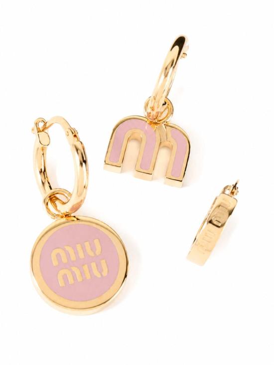 26FW 미우미우 이어링 5IO1022F6T F0615 ORCHIDEA