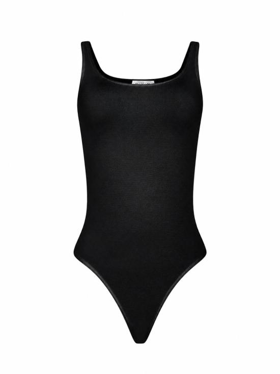 26FW 월포드 바디수트 티셔츠 75086 7005 BLACK