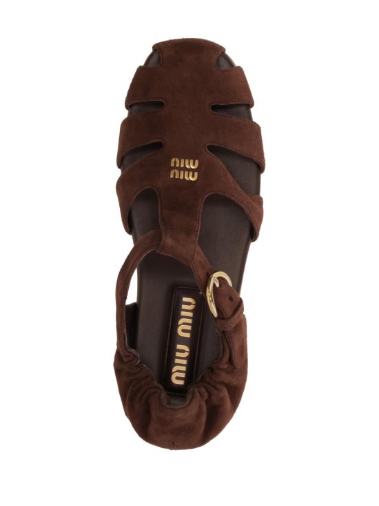 26FW 미우미우 샌들 5E395EFD005008 F0003 MORO - MIU MIU