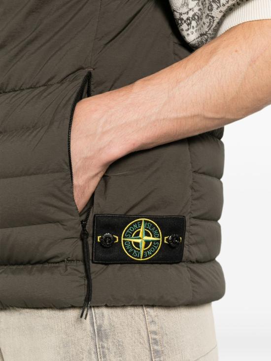 26FW 스톤 아일랜드 패딩 조끼 G100011 S0183V0078 Grigio - STONE ISLAND