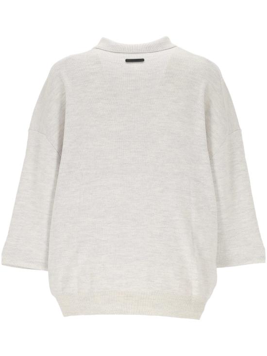26SS 피어오브갓 폴로 티셔츠 192SP266963F OATMEAL HEATHER - FEAR OF GOD