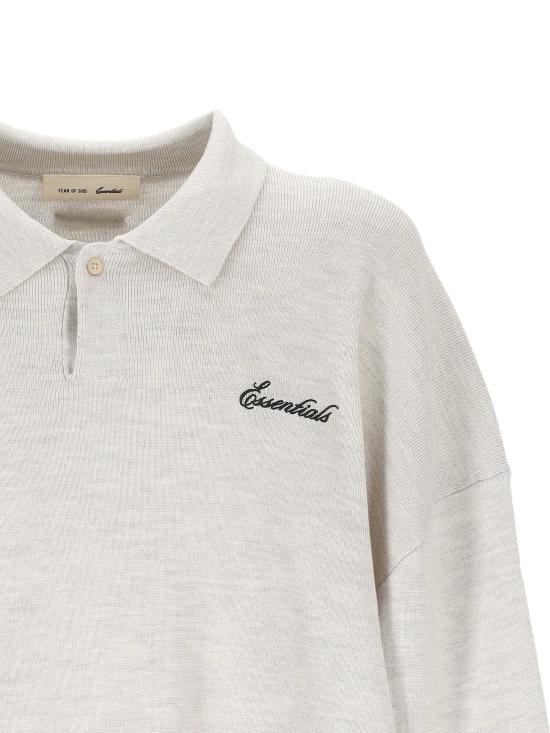 26SS 피어오브갓 폴로 티셔츠 192SP266963F OATMEAL HEATHER - FEAR OF GOD