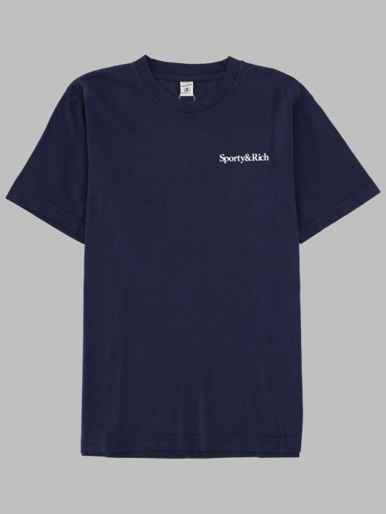 25FW 스포티앤리치 반팔 티셔츠 TO04361300BL106 DARKNAVY BLUE