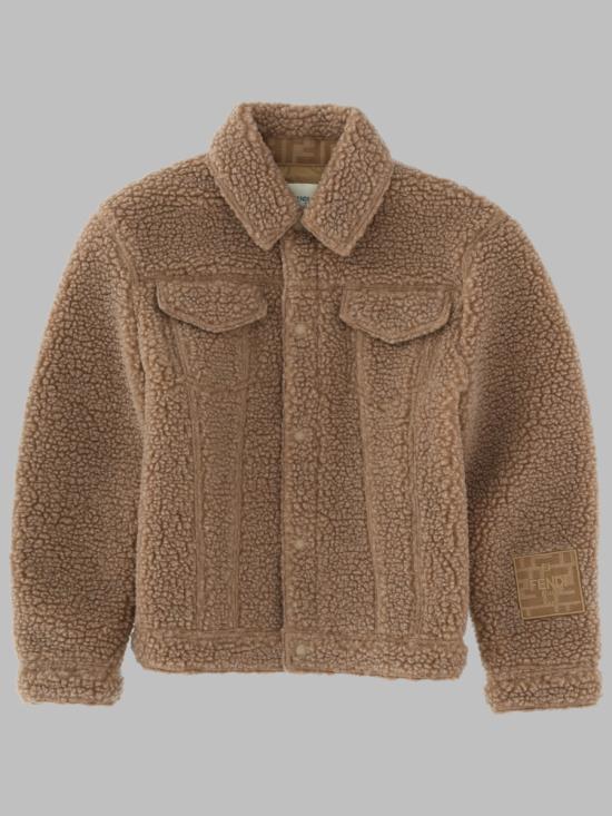 25FW [키즈] 펜디 캐주얼 자켓 JUA259K AUKQF1RX9 BEIGE