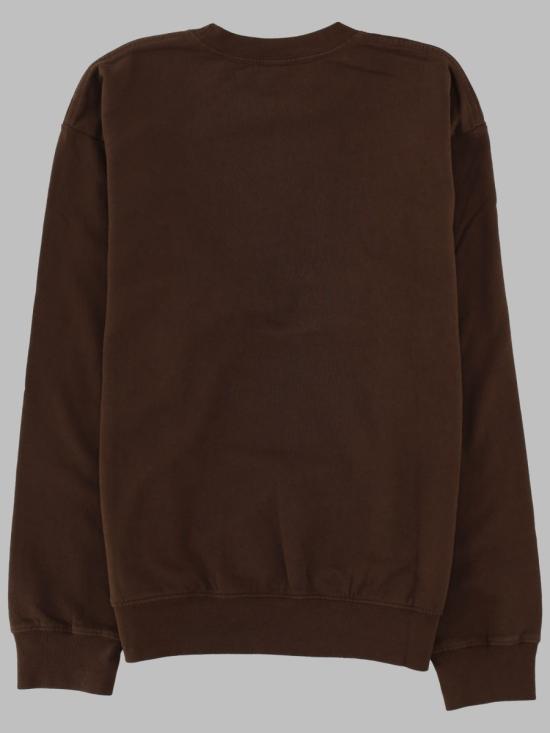 25FW 스포티앤리치 긴팔 티셔츠 ST07165241BR03 CHOCOLATE BROWN - SPORTY & RICH