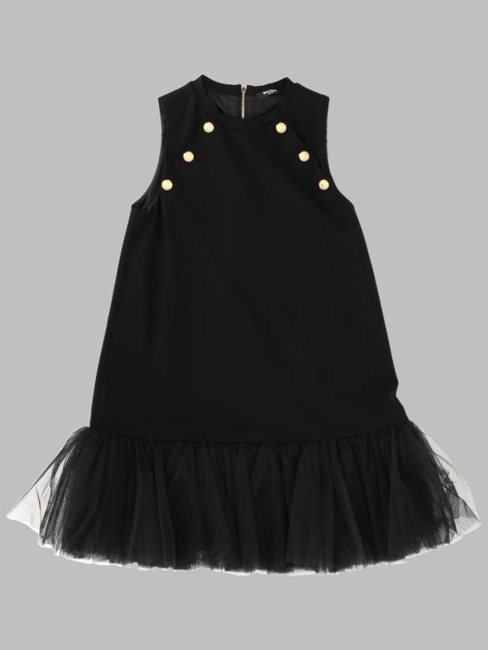 25FW [키즈] 발망 원피스 BX1D42K J0371930OR BLACK