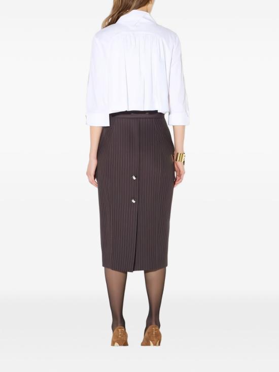 26FW 엘리자베타프랜치 셔츠 CA17766E2 100 BIANCO - ELISABETTA FRANCHI